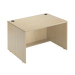 Jemini Reception Modular Straight Desk Unit 1200x800x740mm Maple KF840167