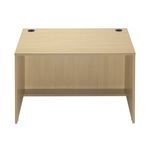 Jemini Reception Modular Straight Desk Unit 1200x800x740mm Maple KF840167