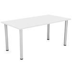Jemini Rectangular Meeting Table 1800x800x730mm White KF840187