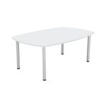 Jemini Boardroom Table 1800x1200x730mm White KF840189