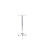 5 Star Sosta High Round Bistro Table 600x1045mm White/Chrome KF840209