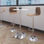 5 Star Sosta High Round Bistro Table 600x1045mm White/Chrome KF840209