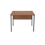 Serrion Rectangular Goal Post Desk 1000x800x730mm Ellmau Beech KF882386