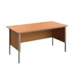5 Star Modara Rectangular Desk 1500x750x730mm Beech KF882393