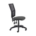 First Medway High Back Operator Chair 640x640x1010-1175 Charcoal KF90271