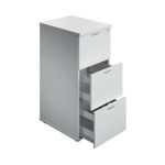 Jemini 3 Drawer Filing Cabinet 464x600x1030mm White KF90464