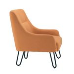 Jemini Reception Armchair Hairpin Leg Mustard KF90467