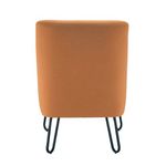 Jemini Reception Armchair Hairpin Leg Mustard KF90467