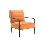 Jemini Wire Frame Reception Armchair 620x880x830mm Mustard KF90477