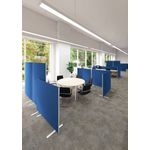 Jemini Floor Standing Screen 1200x25x1800mm Blue KF90494
