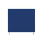 Jemini Floor Standing Screen 1400x25x1200mm Blue KF90496