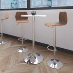 Jemini Stork High Stool 450x410x830-1040mm White KF90509