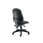 Jemini Teme High Back Operator Chair 640x640x985-1175mm Polyurethane Black KF90530