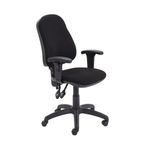 Jemini Teme High Back Operator Chair 640x640x985-1175mm Black KF90536