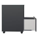 Jemini Contract 3 Drawer Mobile Desk Pedestal 380x470x615 Black KF90689