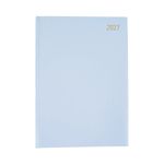 Desk Diary Day Per Page Appointment A4 Soft Blue 2027 FS669353