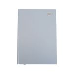 Desk Diary Week To View A4 Silver Grey 2027 FS669211
