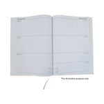 Desk Diary Week To View A4 Silver Grey 2027 FS669211