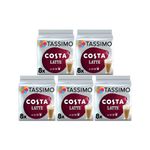 Tassimo Costa Latte Coffee 16 Pods x5 Pack of 40 4056534