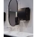 Katrin Plastic Dispenser For System Paper Towel Roll Black 82070