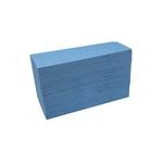 Katrin Zig Zag Hand Towels 1-Ply Blue (Pack of 5000) 362200