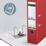 Leitz 180 Lever Arch File Poly 80mm A4 Red (Pack of 10) 10101025