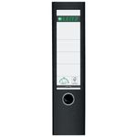 Leitz 180 Lever Arch File Poly 80mm A4 Black (Pack of 10) 10101095