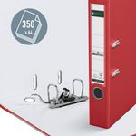 Leitz 180 Lever Arch File Poly 50mm A4 Red (Pack of 10) 10151025