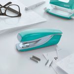Leitz NeXXt WOW Half Strip Metal Office Stapler 30 Sheet Ice Blue - 55021051