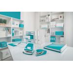 Leitz NeXXt WOW Half Strip Metal Office Stapler 30 Sheet Ice Blue - 55021051