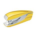 Leitz NeXXt WOW Half Strip Metal Office Stapler 30 Sheet Yellow - 55021016