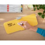 Leitz Cosy Glass Drywipe Desktop Whiteboard Pad Warm Yellow 52690019