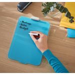 Leitz Cosy Glass Drywipe Desktop Easel Whiteboard Calm Blue 39470061
