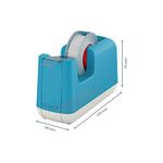 Leitz Cosy Tape Dispenser with Tape Heavy Base Calm Blue 53670061