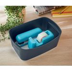Leitz Cosy Tape Dispenser with Tape Heavy Base Calm Blue 53670061