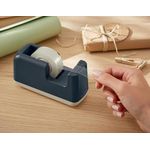 Leitz Cosy Tape Dispenser with Tape Heavy Base Velvet Grey 53670089