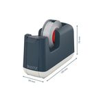 Leitz Cosy Tape Dispenser with Tape Heavy Base Velvet Grey 53670089