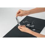 Leitz LAF180 Recycled 80mm A4 Black Pack of 10 10180095