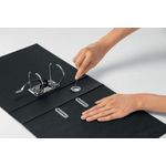 Leitz LAF180 Recycled 80mm A4 Black Pack of 10 10180095