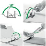 Leitz LAF180 Recycled 50mm A4 Black Pack of 10 10190095