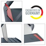 Leitz Ergo Cosy Adjustable Laptop Stand Velvet Grey 64260089