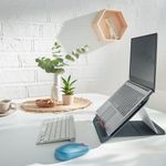 Leitz Ergo Cosy Adjustable Laptop Stand Velvet Grey 64260089