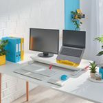 Leitz Ergo Cosy Standing Desk Converter with Sliding Tray 65320085