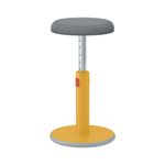 Leitz Ergo Cosy Sit/Stand Height Adjustable Stool Warm Yellow 65180019