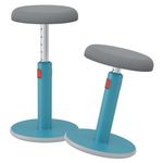 Leitz Ergo Cosy Sit/Stand Height Adjustable Stool Calm Blue 65180061