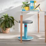 Leitz Ergo Cosy Sit/Stand Height Adjustable Stool Calm Blue 65180061