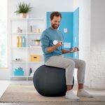 Leitz Ergo Cosy Active Sitting Ball Velvet Grey 52790089