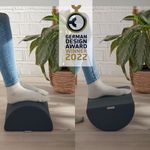 Leitz Ergo Cosy Foot Rest 260x405x140mm Velvet Grey 53710089