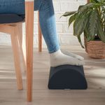 Leitz Ergo Cosy Foot Rest 260x405x140mm Velvet Grey 53710089