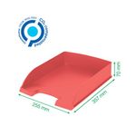 Leitz Recycle Letter Tray A4 Red 52275020